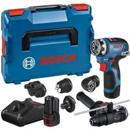 Bosch Professional Taladro GSR 12V-35 FC con 2 baterías 3.0 Ah, cargador GAL 12V-40 y maletín L-Boxx