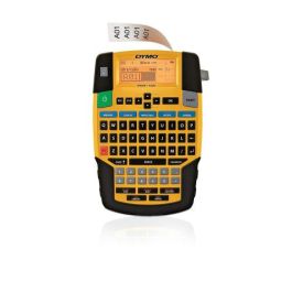 Dymo 1852995 Impresora de Etiquetas Rhino 4200 con Teclado QWERTY (IT/PT/ES/TR + NL), Transferencia Térmica Inalámbrica, Negra/Amarilla