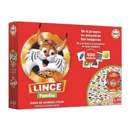 Educa 19207 Lince Edición Familia Nueva Versión, Juego de Mesa de Agilidad Visual Interactivo con App para Niños +6 años