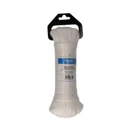 Edm Cuerda trenzada de nylon blanco granate, calibre 6 mm x 25 m