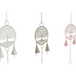 Decoración Colgante DKD Home Decor Árbol Blanco (4 Unidades)