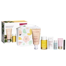 Maternity Set Clarins: Clarins, GWP Textile Pouch + Tonic, Firming, Body Oil, 100 ml + Body Partner, Anti-Stretch Marks, Body Cream, Body, 175 ml + Clarins, Exfoliating, Body Scrub, 30 ml + Extra-Firming Energy, Anti-Wrinkle, Day, Cream, For Face, 15 ml + Precio: 114.103. SKU: B1CS6FJGEE
