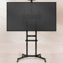 TooQ Soporte de Suelo Inclinable con Ruedas FS1151M-B para TV de 37-70"/ hasta 70kg Negro