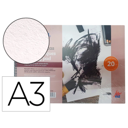 Michel Bloc Dibujo A3 Técnicas Secas 200 gr/m2 20 Hojas con Papel Cristal Intercalado 297x420 mm Precio: 11.49999968. SKU: B14LR4S4XR