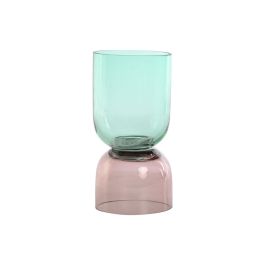 Jarrón Home ESPRIT Bicolor Cristal 10 x 10 x 21 cm Precio: 15.94999978. SKU: B17ZWFK9YC