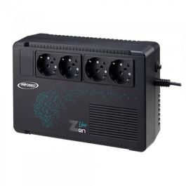 INFOSEC Zen Live 500 - Inversor interactivo de línea 500 VA 4 salidas FR / SCHUKO - 2 años de garantía INFOSEC Zen Live 500 - Inversor interactivo de línea 500 VA 4 salidas FR / SCHUKO - 2 años de garantía