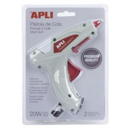 Apli Pistola de Silicona Caliente Blanca 20W + 2 Barras Precio: 7.79000057. SKU: BIX16668