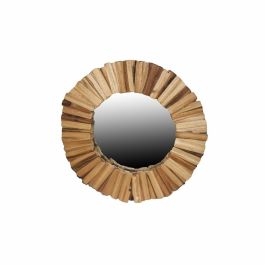Espejo de pared DKD Home Decor Abeto Cristal Natural 60 x 4 x 60 cm Aluminio Vintage Alpino Troncos Precio: 103.88999984. SKU: S3029748