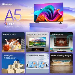 Hisense 40A5NQ Televisor QLED Smart TV 40 Pulgadas Full HD Wifi Negro