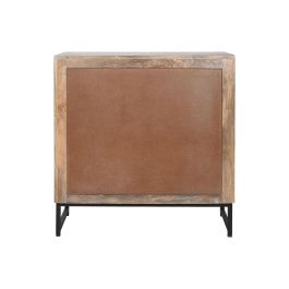Aparador Indio DKD Home Decor Natural Plateado 38 x 80 x 80 cm Aparador Indio DKD Home Decor Natural Plateado 38 x 80 x 80 cm