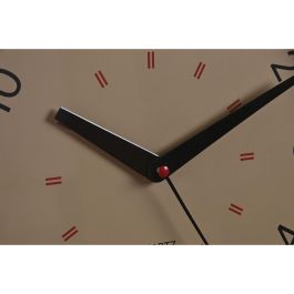 DKD Home Decor Reloj de Pared Básicos Pack 3 Unidades 30x30 cm PVC Colores Surtidos Gris Blanco Beige