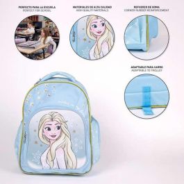 Mochila Escolar Frozen Azul