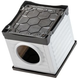 Nicho - FERPLAST - PETVILLA 50 - 38,5 x 43 x 38,5 cm - Blanco / Gris Nicho - FERPLAST - PETVILLA 50 - 38,5 x 43 x 38,5 cm - Blanco / Gris
