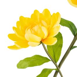 Flor Loto Amarillo Artificial Decoración 32 X 32 X 100 cm