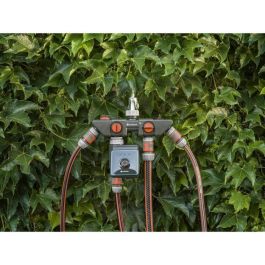 Gardena 8194-20 Selector de 4 circuitos para riego, tomas 20/27 y 26/34, 4 salidas ajustables, conecta 4 programadores