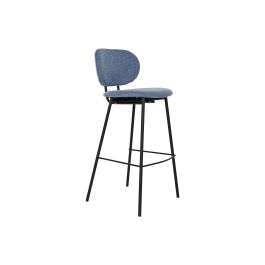 DKD Home Decor Taburete Loft Azul Negro 46 x 101 x 50 cm (2 Unidades) Precio: 143.49999961. SKU: B1AZXES6PX