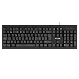 Nilox Combo Teclado + Ratón Cable USB Negro
