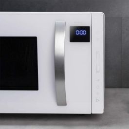 Cecotec GrandHeat 2300 Flatbed Touch Microondas de Encimera, sin Plato Giratorio, 23 L, 800W, Programas Pasta, Carnes, Pizza, Popcorn, Blanco