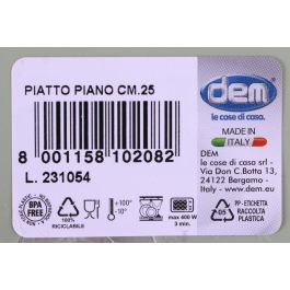Plato Llano Inside 25 cm - Dem (36 Unidades) Plato Llano Inside 25 cm - Dem (36 Unidades)