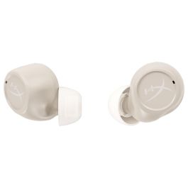 HyperX Auriculares Inalámbricos True Wireless Cirro Buds Pro, Cancelación Activa de Ruido Híbrida, Micrófono, Bluetooth 5.2, 8 mm, IPX4, Estuche de Carga, Color Bronceado/Tan