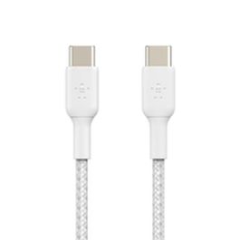 Cable USB-C Belkin CAB004BT2MWH2PK Blanco 2 m (2 Unidades)