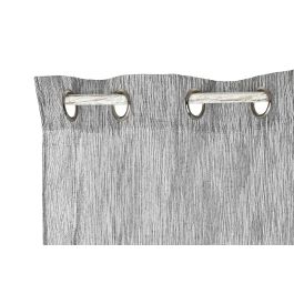 Cortina Basicos DKD Home Decor Gris 270 x 140 cm (2 Unidades)