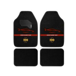 Momo MOMLCM4A7BR Set 4 Alfombrillas Coche Universales Negro-Rojo Poliéster y PVC, Antideslizantes y Resistentes al Desgaste para Auto Precio: 32.49999984. SKU: S3722122