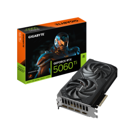 GIGABYTE GV-N506TWF2-8GD Tarjeta Gráfica NVIDIA GeForce RTX 5060 Ti 8GB GDDR7 WINDFORCE 2X 128 bits PCI-E 5.0 2572 MHz