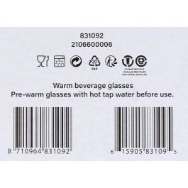 Royal Leerdam Set 6 Tazas Capuccino Sentido 22 cl (4 Cajas)