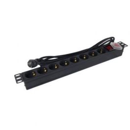 PHASAK Regleta 19" con interruptor 8 tomas - Schuko PHASAK Regleta 19" con interruptor 8 tomas - Schuko