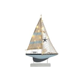 Figura Mediterraneo DKD Home Decor Azul Blanco 5.5 x 51 x 32.5 cm (2 Unidades)