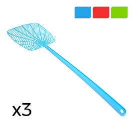 Pack 3 Palas Matamoscas Plástico Resistente Colores Surtidos Medida 13 x 12.5 cm Precio: 1.79000019. SKU: B1DRZ7XESR
