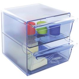Archivo 2000 Archicubo archivo 2000 Organizador Modular Apilable 2 Cajones Plástico Azul Transparente 190x150x150 mm Precio: 15.49999957. SKU: BIX01A6702AZTP