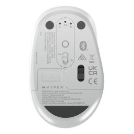 Targus Ratón Inalámbrico Hyperspace Blanco con Protección Antimicrobiana y Bluetooth 5.0