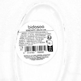 Bandeja Oval Porcelana Serenity Hydrozero Bidasoa 20 cm