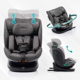 Babyauto BAB8435593701515 Silla de coche XPERTA BLACK LINE Giratoria 360° ISOFIX I-Size 0-36 kg Nacimiento a 12 años