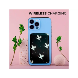 Wondee Batería Externa Inalámbrica 5000 mAh, Carga Rápida, Diseño Aves en Vuelo