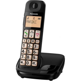 Panasonic Teléfono Inalámbrico KX-TGE310SP Negro