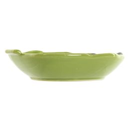 Bol Moderno DKD Home Decor Verde 14 x 3.7 x 15.5 cm (6 Unidades)