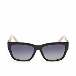 Guess GU00105 05D Gafas de Sol para Mujer, Rectangulares, Polarizadas, Montura Negra, Cristal Gris 56 mm Precio: 45.78999975. SKU: B182B4TXWF