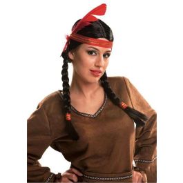 My Other Me Peluca india con trenzas, 170 gramos, Talla M, para niños a partir de 3 años