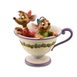 Enesco Figura Decorativa Disney La Cenicienta Jaq y Gus
