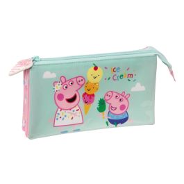 Portatodo Doble Peppa Pig Ice cream Rosa Menta 22 x 12 x 3 cm Precio: 4.90000027. SKU: B1J9DZRHAZ