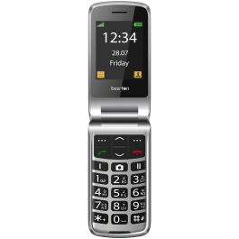 Bea-Fon SL645plus Teléfono Móvil con Tapa 4G LTE Negro/Plata, Pantalla 2.8", Cámara 3 MP, IP54