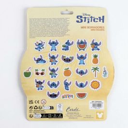 Cerdá Goma de Borrar Stitch Pack x25 Multicolor 19.2 x 24.1 x 2.0 cm Edad +3 años