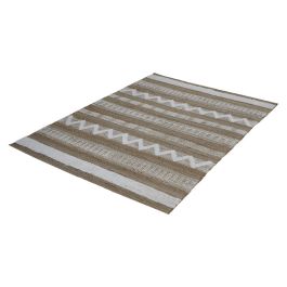 Alfombra Home ESPRIT Blanco Marrón Boho 200 x 300 x 1 cm