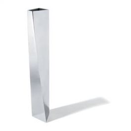 Alessi ZH01 Florero Crevasse en Acero Inoxidable 18/10 - Diseño Zaha Hadid