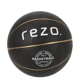 REZO Baloncesto de Caucho Talla 7 Dorado Unisex con Agarre Firme y Color Sólido
