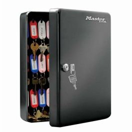 Master Lock Gabinete de llaves de acero para 50 llaves, negro, con sistema de bloqueo y 2 llaves incluidas, llaveros y etiquetas Precio: 55.68999953. SKU: B16N6LQD4V