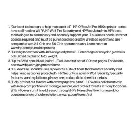 HP 9110b OfficeJet Pro Impresora de Inyección Tinta Color Profesional para Oficinas Híbridas y Distribuidas con Gestión Avanzada de Red